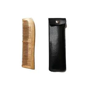 Neem wood hair comb
