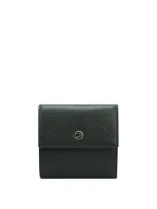 Da Milano Genuine Leather Green Women Wallet (1023OL)