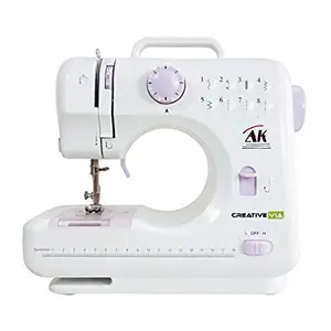 IBS Electric Light Weight Automatic Thread Rewind Sewing Machine for Home Tailoring (Color-White) MHM05