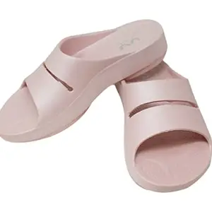 doubleu Recovery Slipper|Soft Doctor Anti-Skid Slipper for Women|Slide Old|Slides, Flip-Flops, Chappals|For Ladies and Girls(5,Pink)
