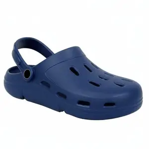 Hygear Men's GE-1003 Navy Blue Stylish & Comfortable Clogs UK/India-8