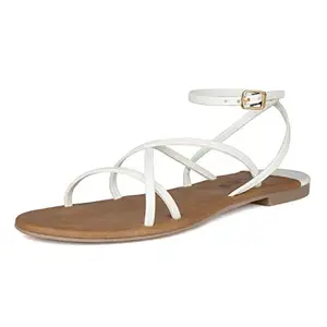Soles White Fashion Sandals - 8 UK (41 EU) (200205A41)