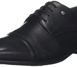 Hush Puppies mens Danny Derby E Black Uniform Dress Shoe - 7 UK (8246471)