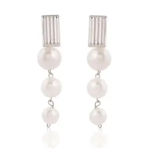 Akshat innovationsWomen's Traditional Silver Oxidised Chandbali Ethnic Design Jhumka/Jhumki Earrings for Women-44