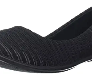 Bata Women's Slip-on Ballet Flat - Black (8 UK) (5516241)