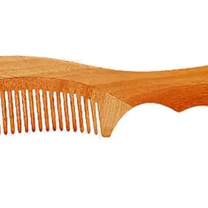 Rufiys Neem Comb for Men & Women Wooden Comb for Hair Growth Anti Dandruff Anti Static
