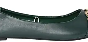 max Women's Ballerina Shoes,Dark Green,39