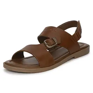 Red Tape Men's Light Brown Sandals-7