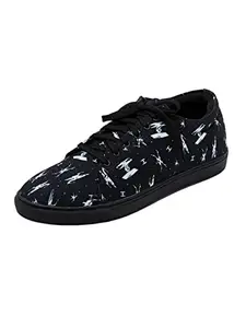 The Souled Store Official Star Wars: Starcruisers Mens and Boys Regular fit Graphic Printed Black Color Men Lace Up Shoes