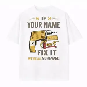 Crafted Signature Pure Cotton Graphic Print Round Neck Half Sleeves Regular Fit Unisex T-Shirt Featuring Viking Warrior Design “Never Underestimate The Power Your Name” _(05-TS-Funny)