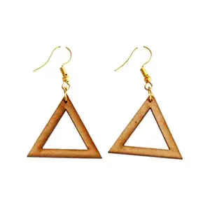 Trendy Wooden Timeless Jewels light-weighted Aesthetic period piece earrings for Women and Girls (wooden earrings_MG_2569)