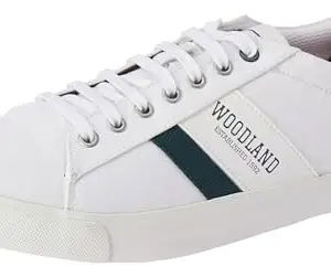 Woodland Men's White Canvas Casual Shoes-7 UK (41 EU) (GC 4214121C)