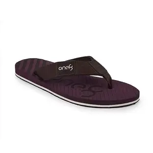 ONE8 By Virat Kohli Light-Weight Men's Daily-Wear Slippers/Chappals/Flip-Flops -Maroon