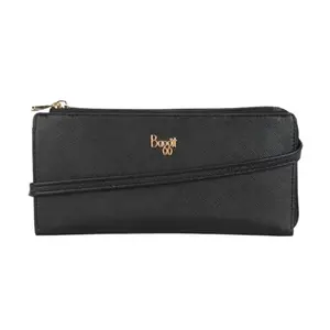 Baggit Women Black Wallet Xs Size | Ladies Stylish Sling Purse Bag | Credit Card Money Holder
