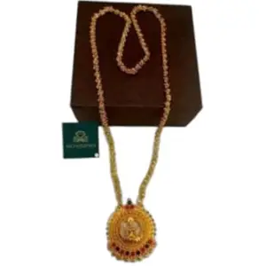 Twinkling Graceful Ladies Necklaces | Gold Plated Alloy | Artificial Stones Statement Necklace