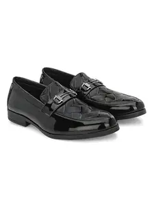 STANPHORD Men's Dynamic Black Formal Shoes_9 UK (TPAJ 5040)