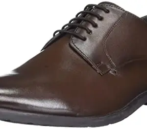 Lee Cooper Men's LC3579N Brown Leather Oxford (LC3579NBROWN)