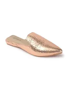 Iconics Women Fashion Sandal,Rose Gold,UK-4