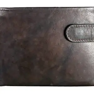 Leatherman Fashion Men Brown Genuine Leather Card Holder (7 Card Slots)