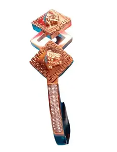 Achivus American Diamond Magnificent Design Luxurious Bracelet for Women/Girls Rose Gold (Pack Of 1)