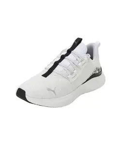 Puma Womens Softride Harmony FelineFine White-Black Running Shoe - 3 UK (37960402)