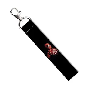 ISEE 360® Spider Superhero Lanyard Bag Tag with Swivel Lobster for Gift Luggage Bags Backpack Laptop Bags L X H 5 X 0.8 INCH