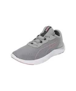 Puma Womens Softride Remi Femme WNS Concrete Gray-Future Pink-Dark Coal Running Shoe - 3 UK (37937803)