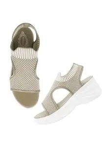 Shoetopia Women's Sandal-3 Kids UK (War-Beige)-EU36