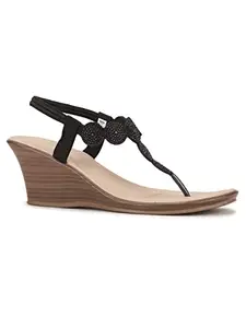 Bata Womens Amber Sandal Heels, (6616754), 4 Black