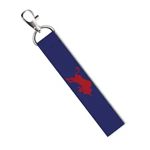 ISEE 360® Red Bull Lanyard Bag Tag with Swivel Lobster for Gift Luggage Bags Backpack Laptop Bags Travelers Students Worker L X H 5 X 0.8 INCH