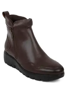ELLE women Boots,Brown,UK-5