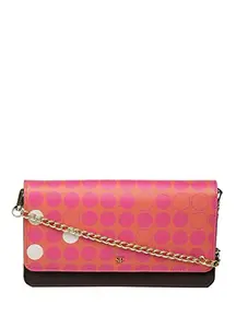 Satya Paul Dark Pink Faux Leather Wallet for Women