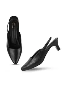 JM LOOKS Women's Kitten Heel Mule Sandals Comfortable Sole, Attractive Design, Perfect for Women & Girls!