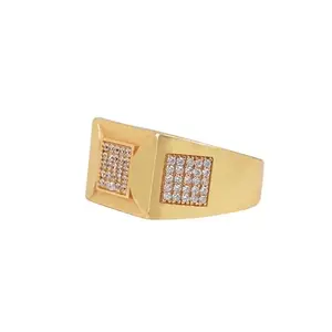 Stylish Men's Designer Ring Diamond Gold Ring For Men Ring/Gold Ring||JEWELRYRING-31-21