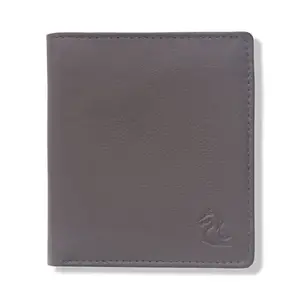KARA Brown Genuine Leather Men's Wallet - Bifold Wallets for Men with 6 Card Slots