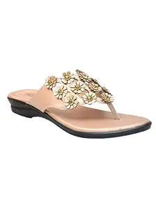 Ajanta Women Copper Outdoor Sandals-3 UK (36 EU) (BL1227)