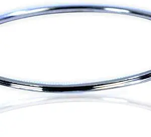 SG Musical - Stainless Steel Women's Kada/Bracelet 2mm thickness,5.7cm