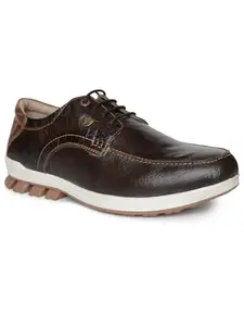 Buckaroo KAAJ crumbald Leather Brown Casual Shoes for Mens: Size UK 7