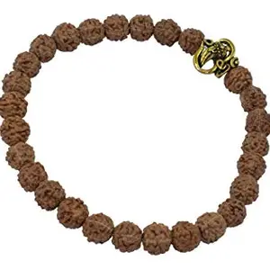Trideva Blessings Rudraksha Bracelet / 5 Mukhi Rudraksha Bracelet - (Indonesia)