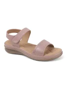 Carlton London Women Sandal,Nude,UK-5