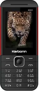 Karbonn K531 Cellular Phone (Black, Red) image 1