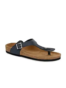 Shences MEN ORIGINAL CORK SOLE (BLUE) SANDALS