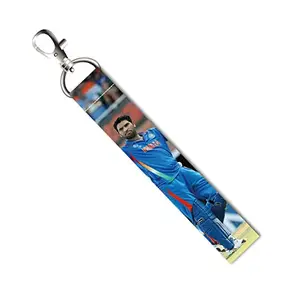 ISEE 360® Yuvaraj Singh Lanyard Tag with Swivel Lobster for Gift Luggage Bags Backpack Laptop Bags L X H 5 X 0.8 INCH