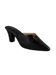Selfiee Perfect for Every Occasion Bellies Women's Fashion Pointed Pump Shoes for Girls & Women Black