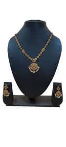 Gold Plated Necklace Jewellery Set For Women