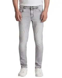 MUFTI Grey Skinny Fit Jeans