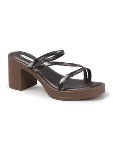 ELLE Women Fashion Sandal,Grey,UK-7