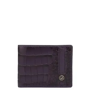 Da Milano RFID Protected Leather Wallet for Men with Card Slot - Grapevine