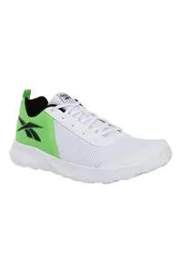 Reebok Mens Edge Identity White/Lime/R/Core Black Running Shoe - 7 UK (8 US) (IQ7195)