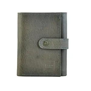Canvas & Awl Grey Genuine Leather Gents Wallet